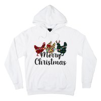 Buffalo Plaid Chickmas Merry Christmas Chicken Lover Xmas  Hoodie