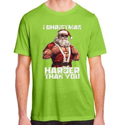 Bodybuilding Powerlifting Christmas Core Workout Iron Mass Adult ChromaSoft Performance T-Shirt