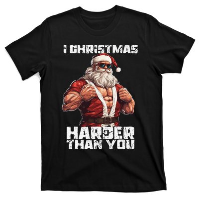 Bodybuilding Powerlifting Christmas Core Workout Iron Mass T-Shirt