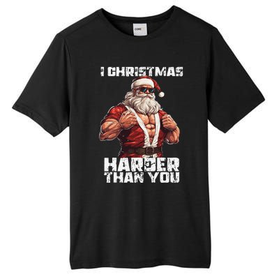 Bodybuilding Powerlifting Christmas Core Workout Iron Mass Tall Fusion ChromaSoft Performance T-Shirt