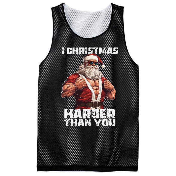 Bodybuilding Powerlifting Christmas Core Workout Iron Mass Mesh Reversible Basketball Jersey Tank