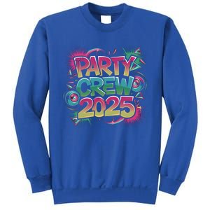 Bright Party Crew 2025 Festive New YearS Eve Group Outfit Gift Sweatshirt