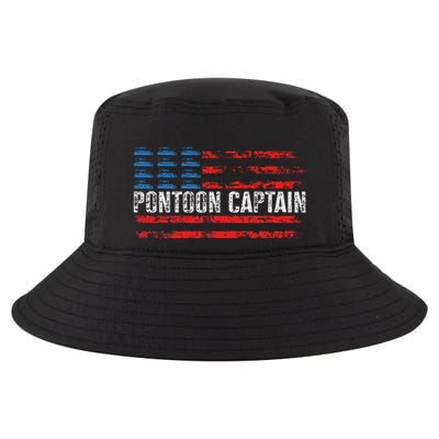 Boating Pontoon Captain 4th Of July Pontoon Boat Cool Comfort Performance Bucket Hat