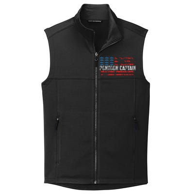 Boating Pontoon Captain 4th Of July Pontoon Boat Collective Smooth Fleece Vest