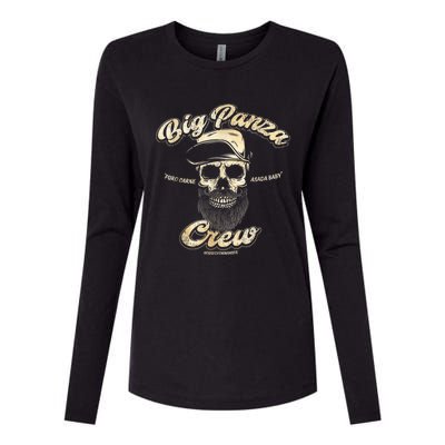 Big Panza Crew Chingon Womens Cotton Relaxed Long Sleeve T-Shirt