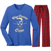 Big Panza Crew Chingon Women's Long Sleeve Flannel Pajama Set 