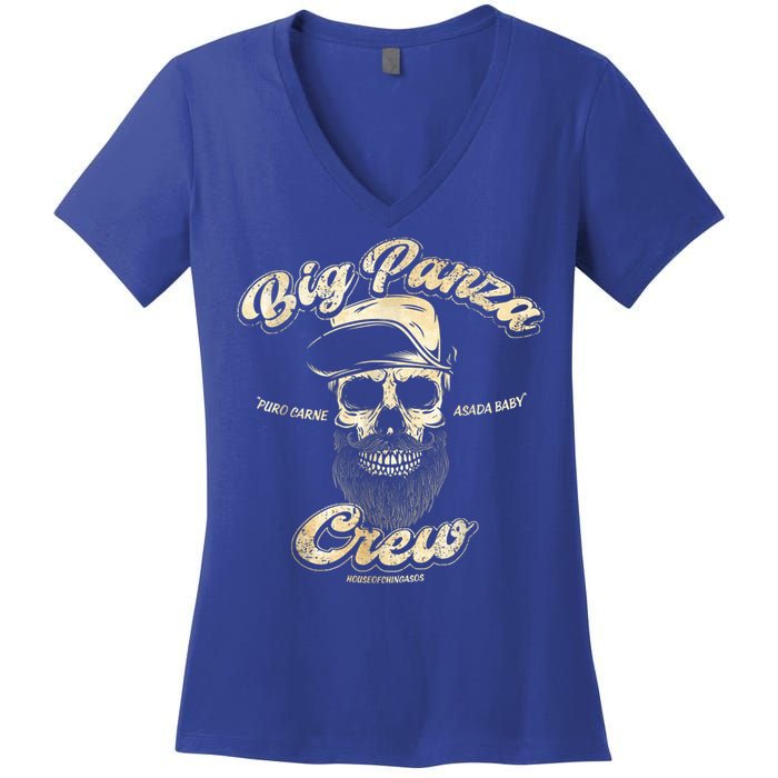 Big Panza Crew Chingon Women's V-Neck T-Shirt