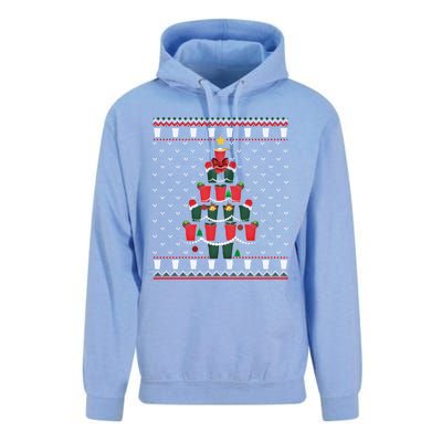 Beer Pong Christmas Tree Ugly Xmas Sweater Cute Gift Unisex Surf Hoodie