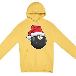 Billiards Player Christmas Costume Pool Funny Gift Premium Pullover Hoodie