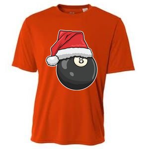 Billiards Player Christmas Costume Pool Funny Gift Cooling Performance Crew T-Shirt