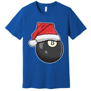 Billiards Player Christmas Costume Pool Funny Gift Premium T-Shirt