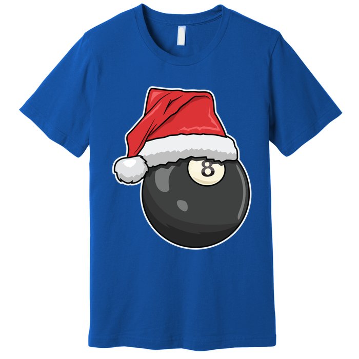 Billiards Player Christmas Costume Pool Funny Gift Premium T-Shirt