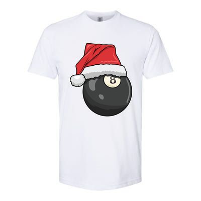 Billiards Player Christmas Costume Pool Funny Gift Softstyle® CVC T-Shirt