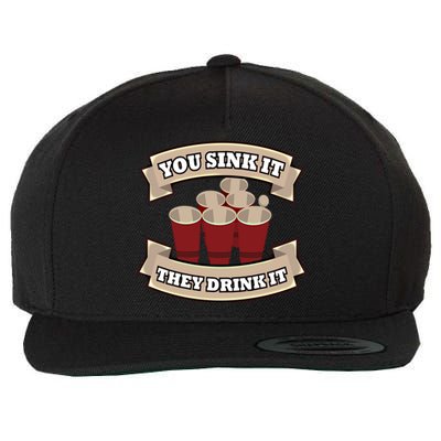 Beer Pong Costume I Beer Pong Gift Wool Snapback Cap