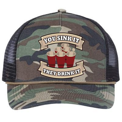 Beer Pong Costume I Beer Pong Gift Retro Rope Trucker Hat Cap