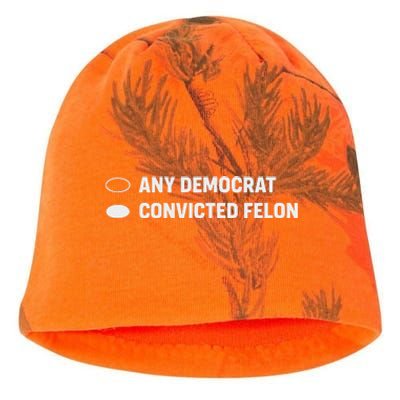 Ballot Paper Convicted Felon Election 2024 Kati - Camo Knit Beanie