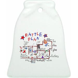 Battle Plan Christmas Home Hand Dawn Alone Xmas Ceramic Bell Ornament