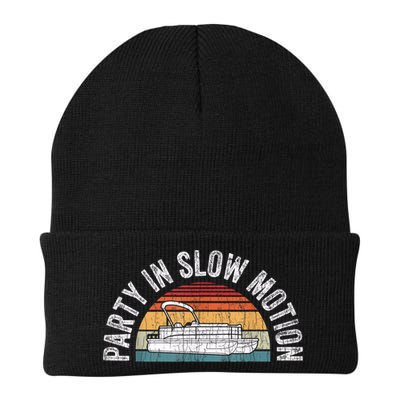 Best Pontoon Captain Boat Party In Slow Motion Beanie
