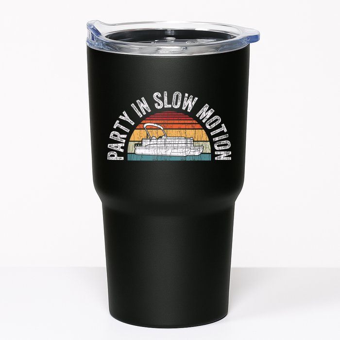 Best Pontoon Captain Boat Party In Slow Motion Tumbler