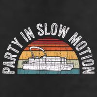 Best Pontoon Captain Boat Party In Slow Motion Microfiber Hand Towel
