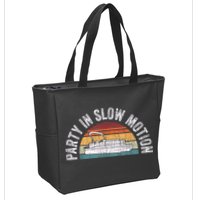 Best Pontoon Captain Boat Party In Slow Motion Zip Tote Bag