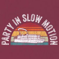 Best Pontoon Captain Boat Party In Slow Motion 16oz Travel Tumbler