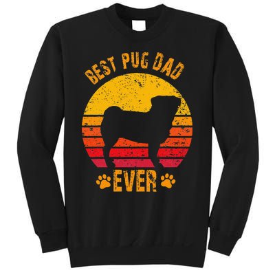 Best Pug Dad Ever Funny Gift Father Sweatshirt