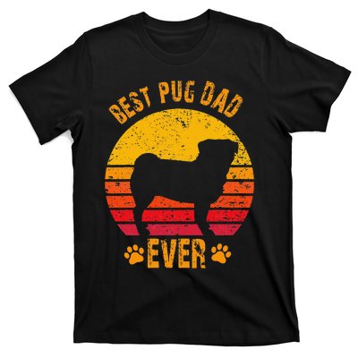 Best Pug Dad Ever Funny Gift Father T-Shirt