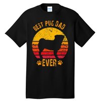 Best Pug Dad Ever Funny Gift Father Tall T-Shirt