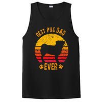 Best Pug Dad Ever Funny Gift Father PosiCharge Competitor Tank