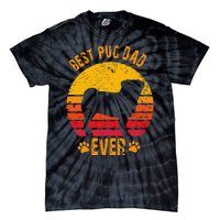 Best Pug Dad Ever Funny Gift Father Tie-Dye T-Shirt