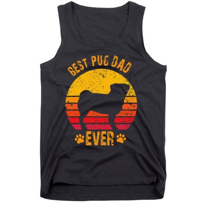 Best Pug Dad Ever Funny Gift Father Tank Top