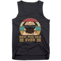 Best Pug Dad Ever Funny Pug Dog Gift Tank Top