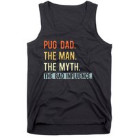 Best Pug Dad Ever Gifts Dog Animal Lovers Man Myth Cute Tank Top