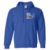 Best Pucking Dad Ever Retro Ice Hockey Coach Full Zip Hoodie