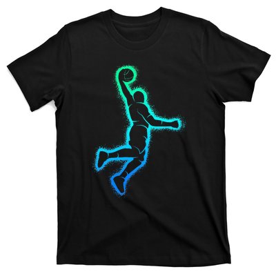 Basketball Player Dunking Basketball T-Shirt