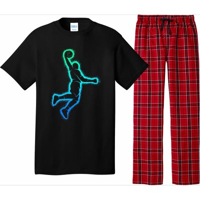 Basketball Player Dunking Basketball Pajama Set