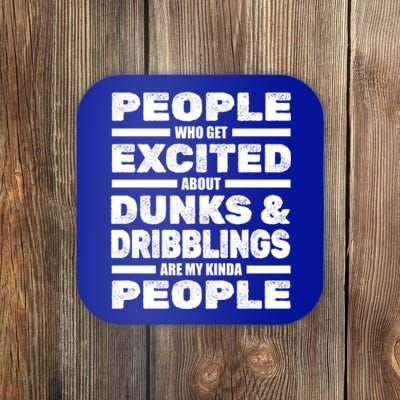 Basketball Player Dunks Dribblings Funny Gift Streetball Basketball Gift Coaster