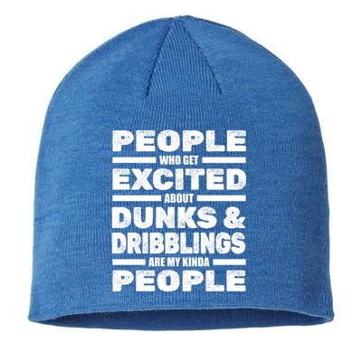 Basketball Player Dunks Dribblings Funny Gift Streetball Basketball Gift Sustainable Beanie