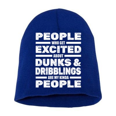 Basketball Player Dunks Dribblings Funny Gift Streetball Basketball Gift Short Acrylic Beanie