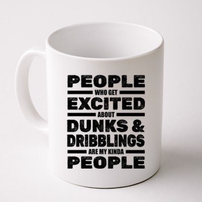 Basketball Player Dunks Dribblings Funny Gift Streetball Basketball Gift Coffee Mug