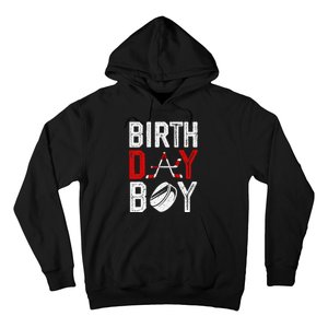 Birthday Party Decorations Hockey Winter Sports Fans Hoodie