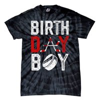 Birthday Party Decorations Hockey Winter Sports Fans Tie-Dye T-Shirt