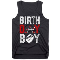 Birthday Party Decorations Hockey Winter Sports Fans Tank Top