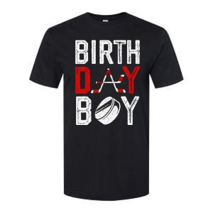 Birthday Party Decorations Hockey Winter Sports Fans Softstyle CVC T-Shirt