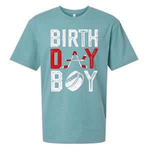 Birthday Party Decorations Hockey Winter Sports Fans Sueded Cloud Jersey T-Shirt