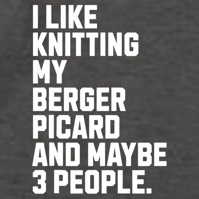 Berger Picard Dog Owner Knitting Lover Funny Knitter Vector Backpack