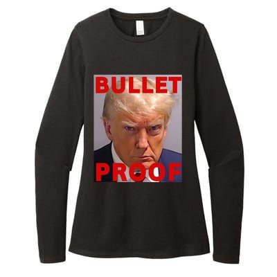 Bullet Proof Donald Trump 2024 Fight Fight Fight Trump Rally Womens CVC Long Sleeve Shirt