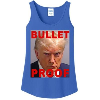 Bullet Proof Donald Trump 2024 Fight Fight Fight Trump Rally Ladies Essential Tank