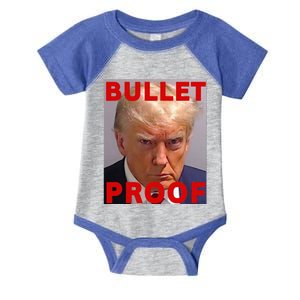 Bullet Proof Donald Trump 2024 Fight Fight Fight Trump Rally Infant Baby Jersey Bodysuit